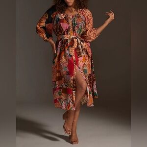 Geisha Designs Collage Midi Dress Size L